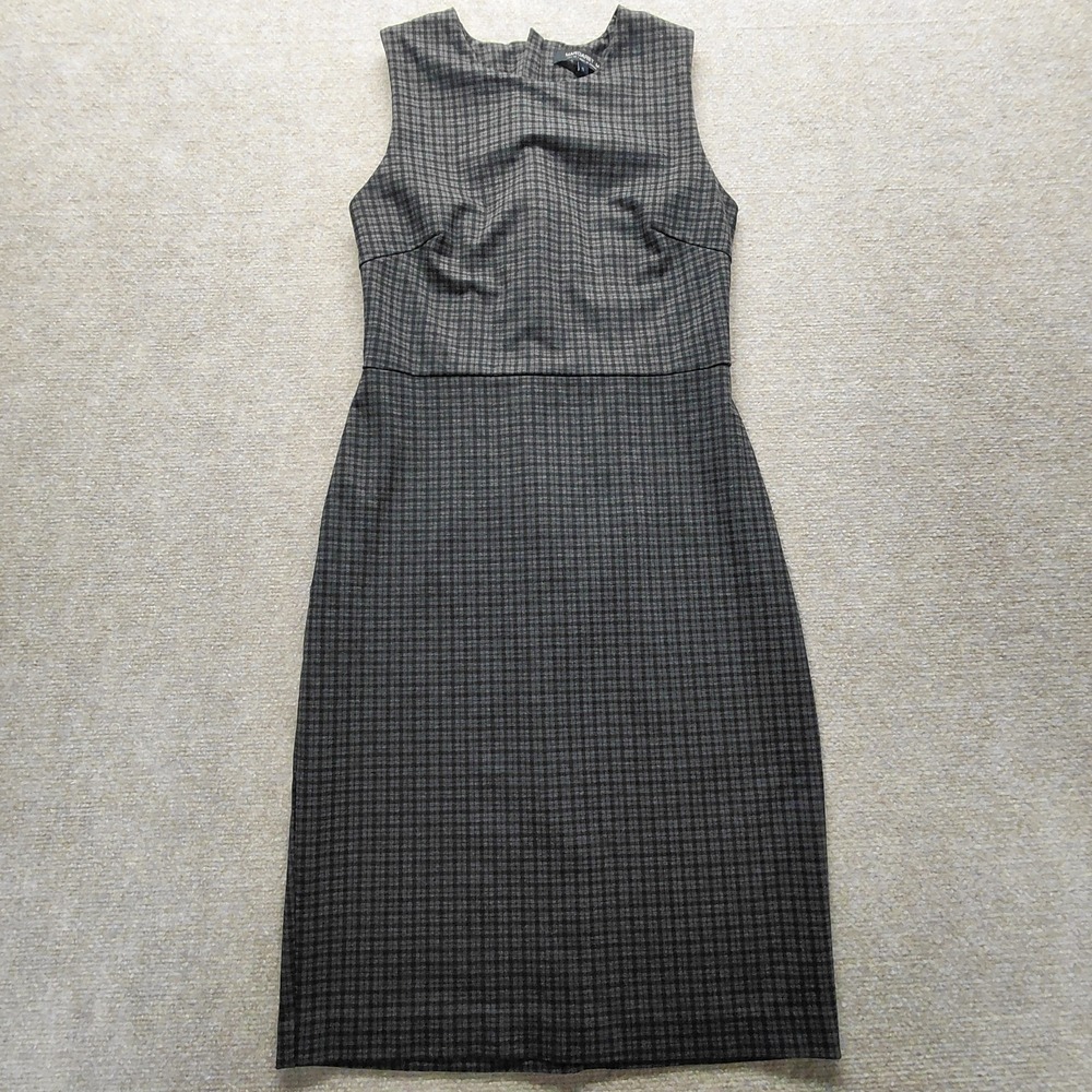 Margaret M Black‎ Tartan Plaid Sleeveless Mini Dress Womens MEDIUM Career Office